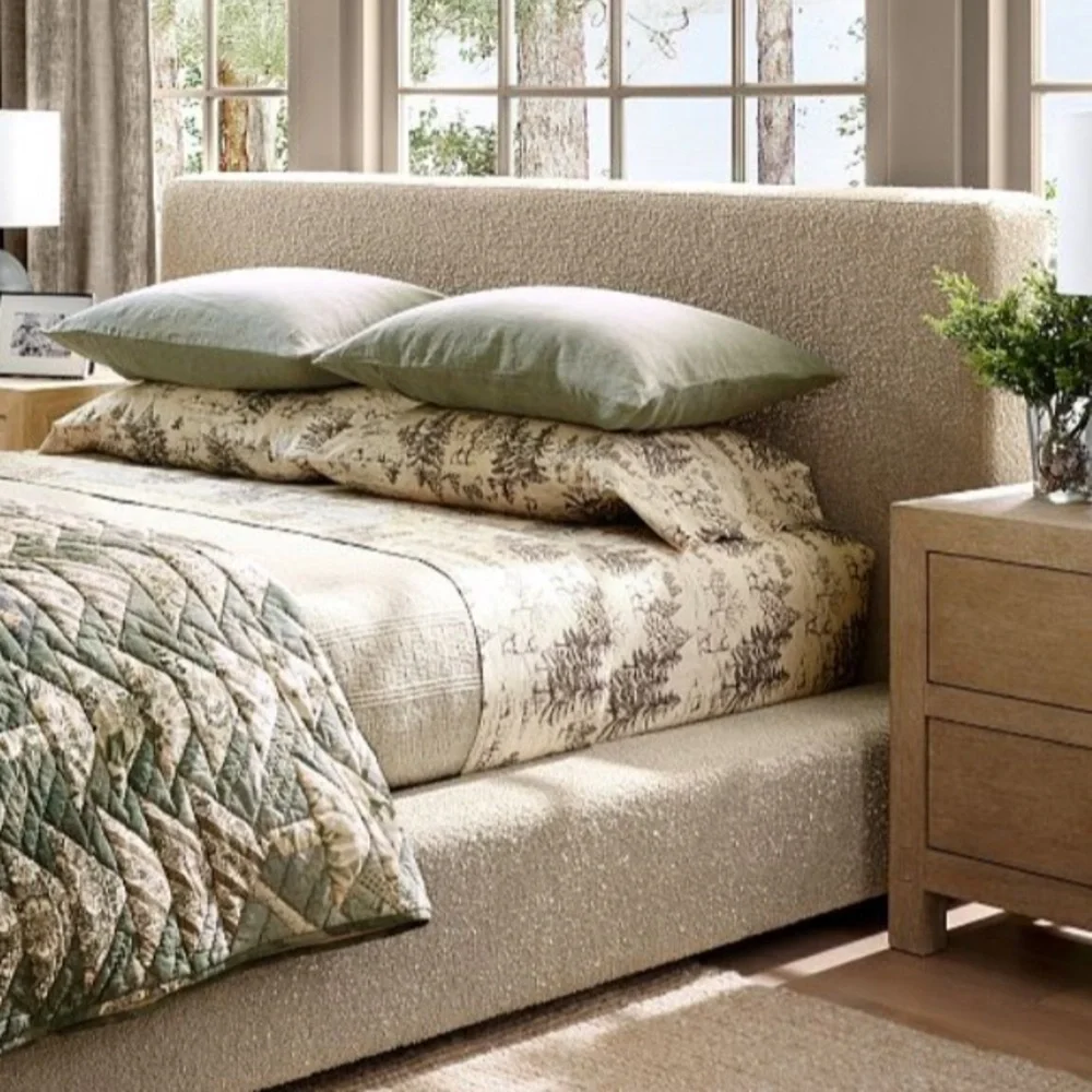 🌲🦌Pottery Barn🦌🌲Rustic Forest Queen Sheet Set